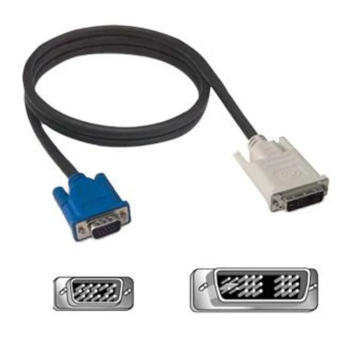 Hauptproduktbild Kabel DVI (18+5) M- VGA (D-sub) M, 2m, černá