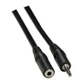 Jack (3,5mm) M - Jack (3,5mm) F, JACK, 3m, schwarz, Logo