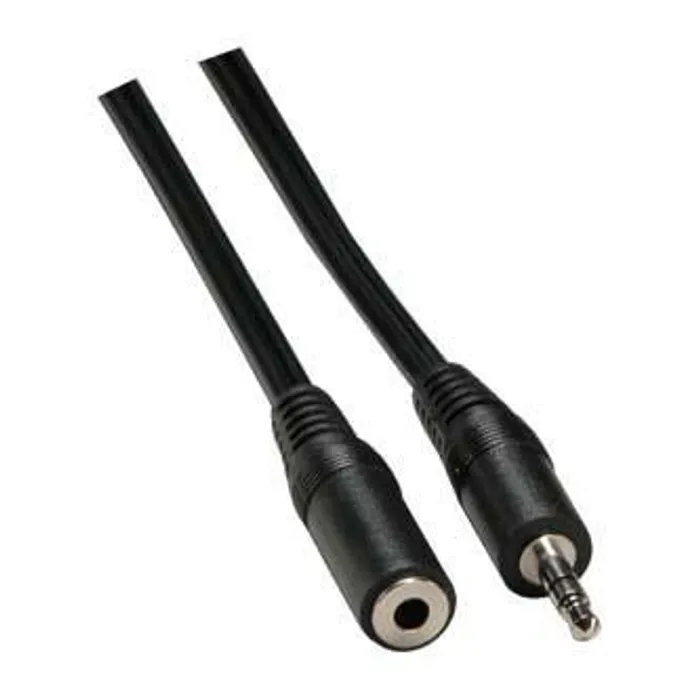 Hauptproduktbild Kabel Jack (3,5mm) M- Jack (3,5mm) F, 3m, černá, Logo