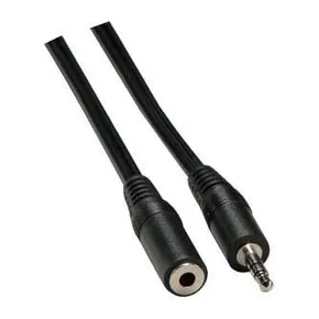 Kabel Jack (3,5mm) M- Jack (3,5mm) F, 5m, schwarz