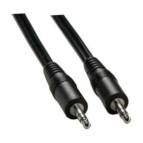 Audio Kabel Jack (3,5mm) M - Jack (3,5mm) M, JACK, 1.5m, schwarz, Logo