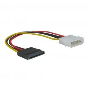 Floppy Kabel napájecí, DC SATA M- DC 5,25" M, 0.2m, color
