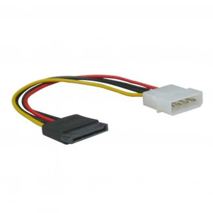 Hauptproduktbild Kabel k hardisku napájecí, DC SATA M- DC 5,25" M, 0.2m, color