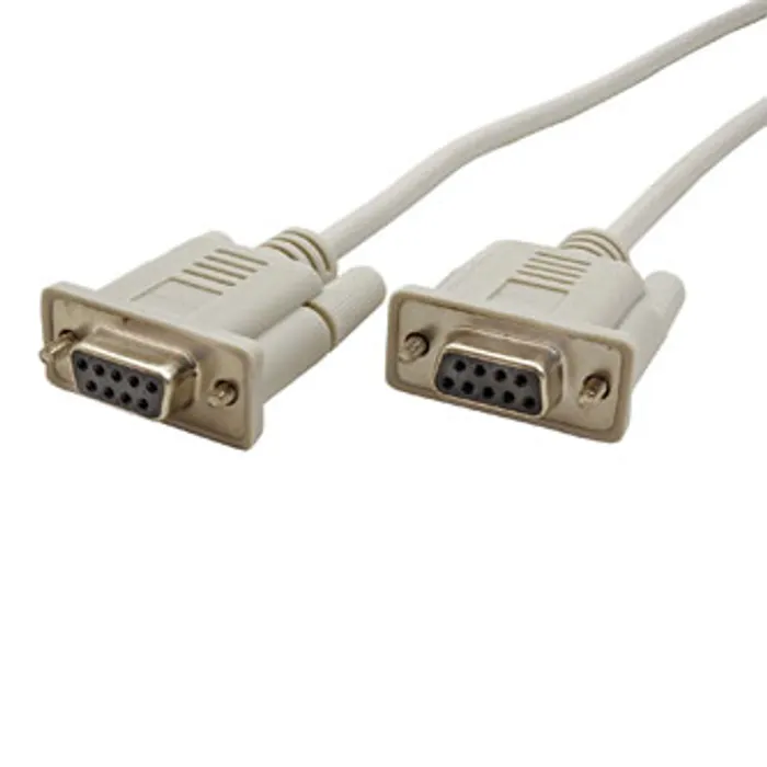 Hauptproduktbild Kabel laplink sériový, 9 pin F- 9 pin F, 2m, AT cross, bílý