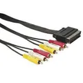Kabel Scart M- Cinch 6x M, 5m, schwarz