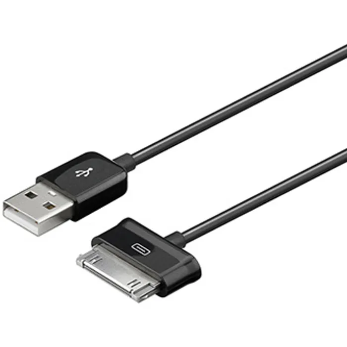 Hauptproduktbild Kabel USB (2.0), USB A M- 30 pin (Samsung) M, 1,2m, černý, pro Samsung tablety