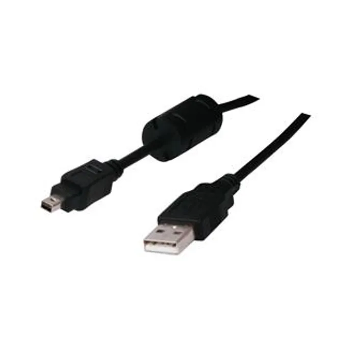 Hauptproduktbild Kabel USB (2.0), USB A M- 4 pin M, 1.8m, černý, FUJI
