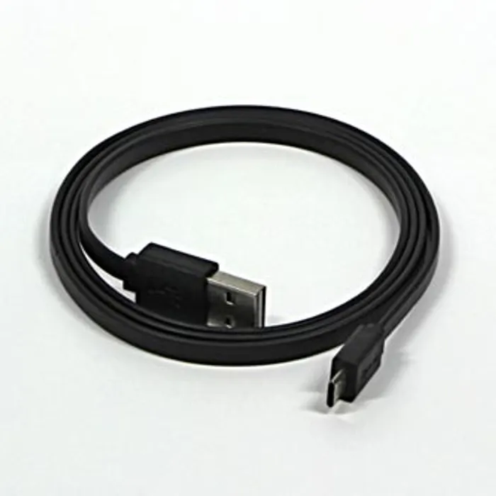 Hauptproduktbild Kabel USB (2.0), USB A M reversible- USB micro M reversible, 0.3m, plochý, černý, oboust