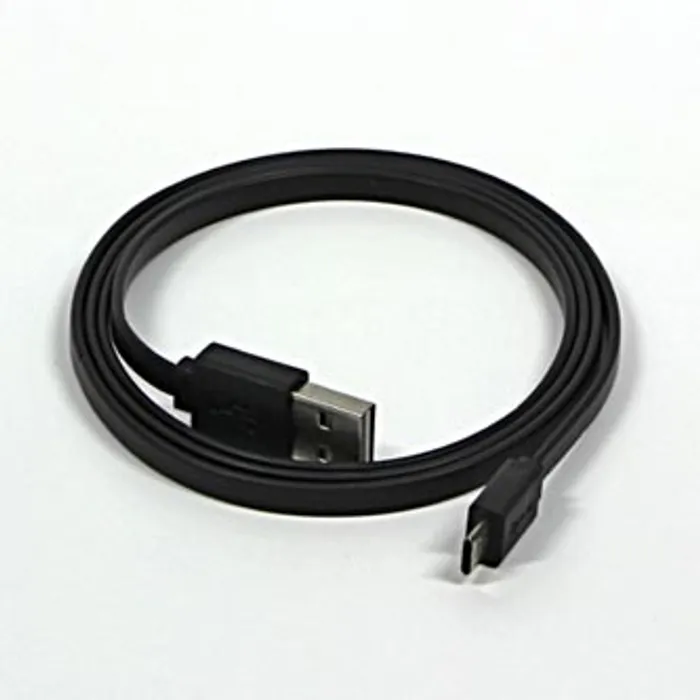 Hauptproduktbild Kabel USB (2.0), USB A M reversible- USB micro M reversible, 1m, plochý, černý