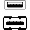 Weiteres Produktbild (2.0), USB A M - USB A F, 1.8m, schwarz, Logo, Preis für 1 Stk