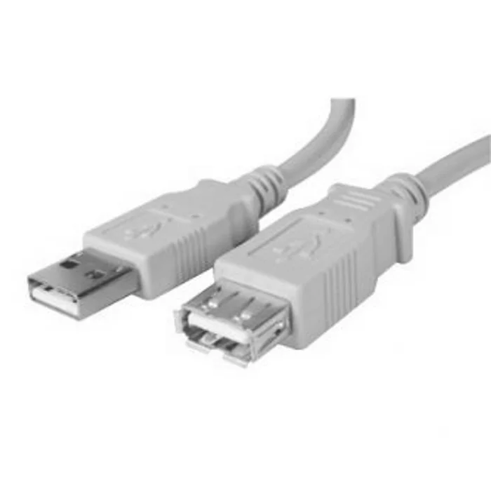 Hauptproduktbild Kabel USB (2.0), USB A M- USB A F, 5m, šedý