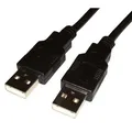 USB-Kabel (2.0), USB A M- USB A M, 1.8m, grau, High Speed