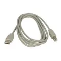 USB Kabel (2.0), USB A M - USB B M, 3m, schwarz, Logo, Preis für 1 Stk