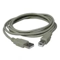 USB Kabel (2.0), USB A M - USB B M, 3m, schwarz, Logo, Preis für 1 Stk