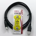 Weiteres Produktbild USB Kabel (2.0), USB A M - USB B M, 3m, schwarz, Logo, Preis für 1 Stk