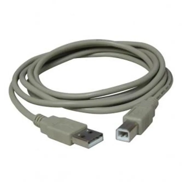 Hauptproduktbild Kabel USB (2.0), USB A M- USB B M, 5m, šedý, Logo