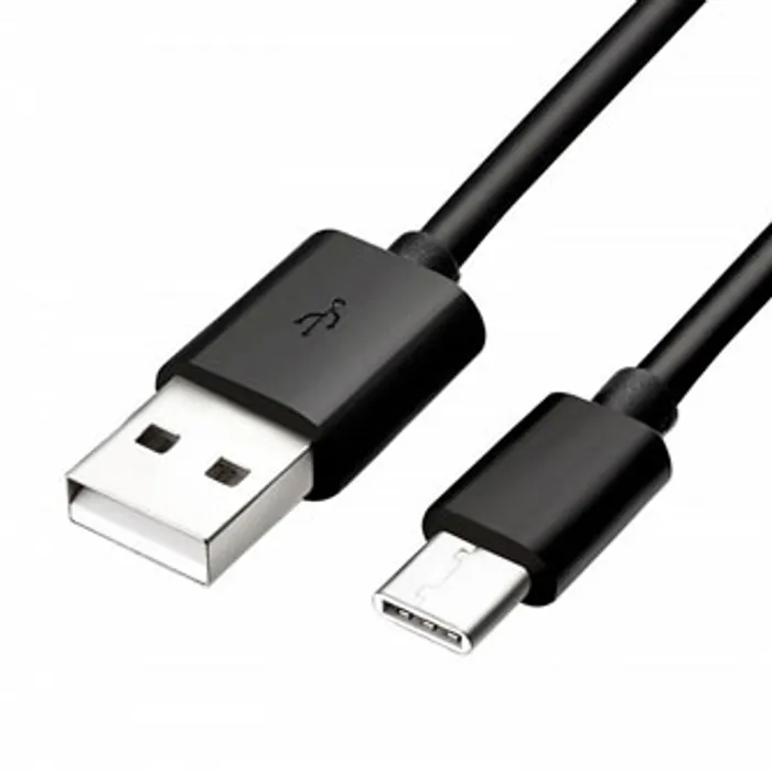 Hauptproduktbild Kabel USB (2.0), USB A M- USB C M, 1m, černý, Logo, blistr