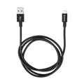 USB Kabel (2.0), USB A M - microUSB M, 1m, reversible, schwarz, Verbatim, Box, 48863