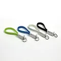Weiteres Produktbild USB Kabel (2.0), USB A M - microUSB M, 0.2m, schwarz, Logo, Blister, Schlüsselring