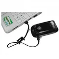 Weiteres Produktbild USB Kabel (2.0), USB A M - microUSB M, 0.3m, schwarz, Logo, Handygurt