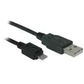 Weiteres Produktbild USB-Kabel (2.0), USB A M- USB micro M, 1.8m, schwarz