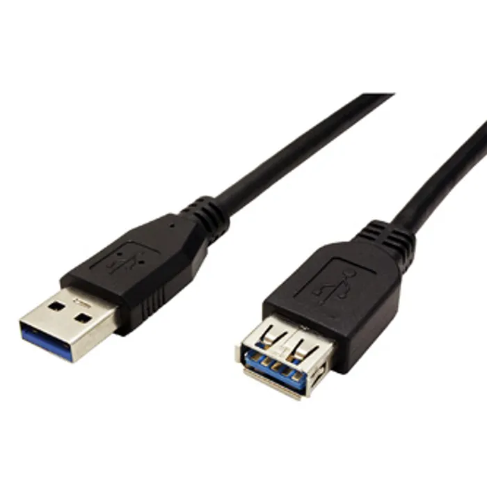 Hauptproduktbild Kabel USB (3.0), USB A M- USB A F, 1.8m, černý