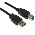 Weiteres Produktbild USB-Kabel (3.0), USB A M- USB B M, 1.8m, schwarz