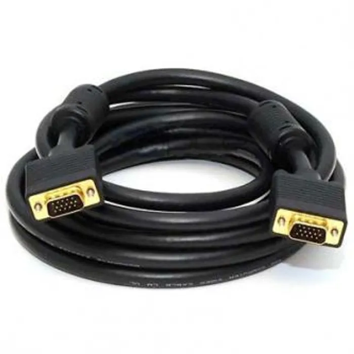 Hauptproduktbild Kabel VGA (D-sub) M- VGA (D-sub) M, 5m, zlacené konektory, stíněný, černá