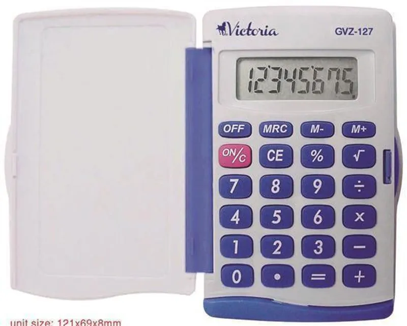 Hauptproduktbild Kalkulačka kapesní, 8místný displej, VICTORIA "GVZ-127"