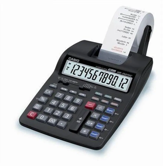 Hauptproduktbild Kalkulačka s tiskem, 12místný diplej, 1 barva tisku, CASIO "HR-150"