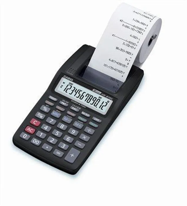 Hauptproduktbild Kalkulačka s tiskem, 12místný diplej, 1 barva tisku, CASIO "HR-8"