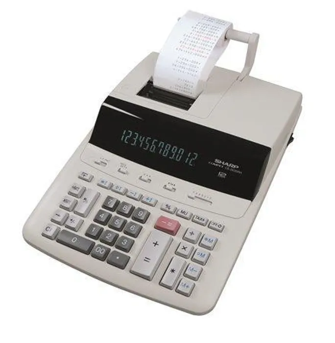 Hauptproduktbild Kalkulačka s tiskem "CS2635RHGYSE", 12 místný displej, 2-barevný tisk, SHARP
