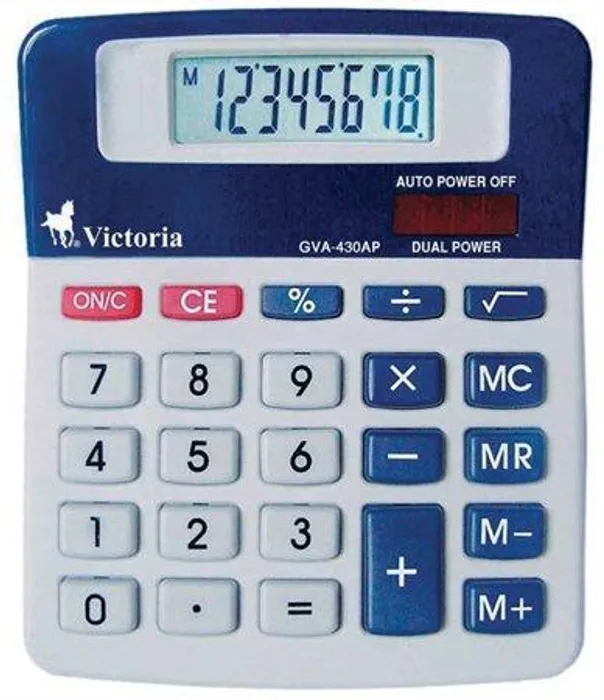 Hauptproduktbild Kalkulačka, stolní, 8místný displej, VICTORIA "GVA-430AP"