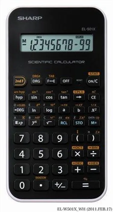 Hauptproduktbild Kalkulačka vědecká "EL-501X", 131 funkcí, SHARP