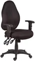 Bürostuhl, Textil, Gestell schwarz, 7201, schwarz