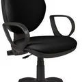 Weiteres Produktbild Bürostuhl, textil, schwarze Basis, "America", schwarz