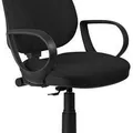 Weiteres Produktbild Bürostuhl, textil, schwarze Basis, "Porthos", schwarz