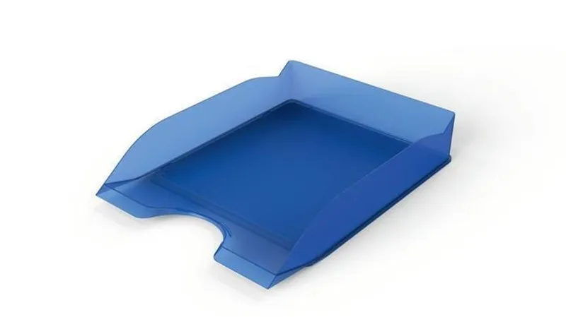Hauptproduktbild Kancelářský odkladač Durable Basic, transparentní - transp. modrá