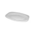 Party-Platte (XPS) oval weiß 45 x 30,5 cm [10 St.]