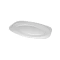 Party-Platte (XPS) oval weiß 45 x 30,5 cm [10 St.]