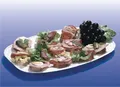 Party-Platte (XPS) oval weiß 45 x 30,5 cm [10 St.]