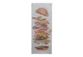 Hamburgerbestecktasche mit weißer Serviette [125 Stück]
