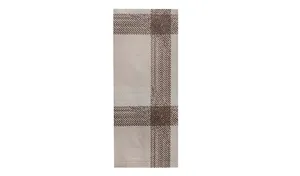 Bestecktasche Würfel mit weißer Serviette, braun [125 Stk.]