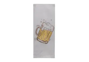 Neu Bierbestecktasche mit weißer Serviette [125 Stück]