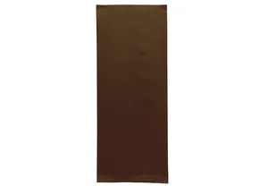 Bestecktasche New braun mit weißer Serviette [125 Stück]