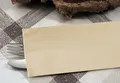 Weiteres Produktbild Bestecktasche Champagner mit weißer Serviette [125 Stück]