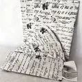 Vintage Bestecktasche mit weißer Serviette [125 Stück]
