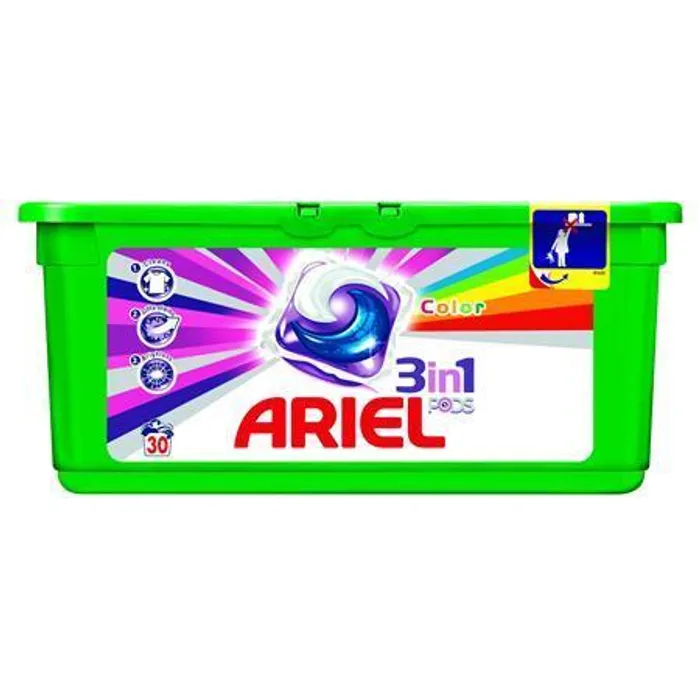 Hauptproduktbild Kapsle na praní "Color", 30 ks, ARIEL