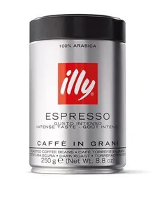 Kaffee Dunkel, geröstet, Bohnen, dunkel, 250 g, ILLY