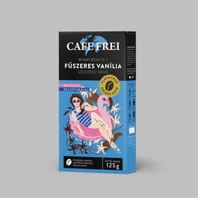 Kaffee „Miami-Vanille“ mit Zimt und Muskatnuss, geröstet, Bohnen, 125 g, CAFE FREI
